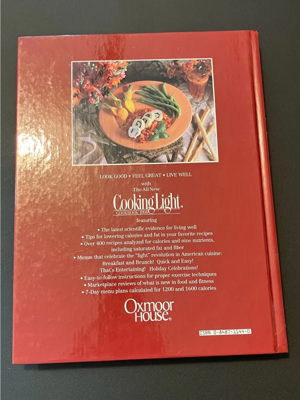 Cooking Light Cookbook 1994 — Red Cover Edition